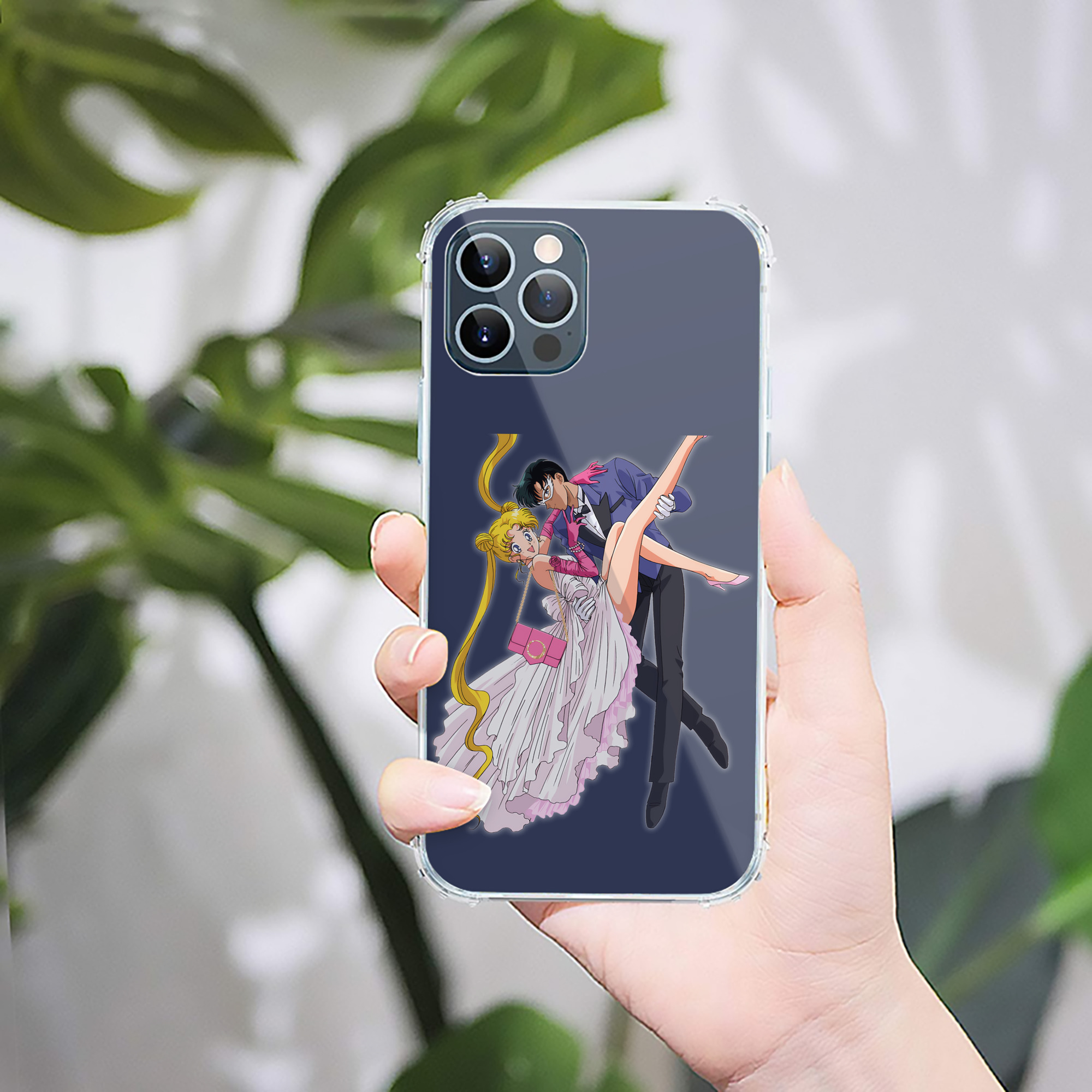 （画像用） 美少女戦士セーラームーン 愛野 美奈子 あいの みなこ Sailor Moon Aino Minako 【iPhone 12シリーズ対応】透明スマホケース（クリアソフトケース）